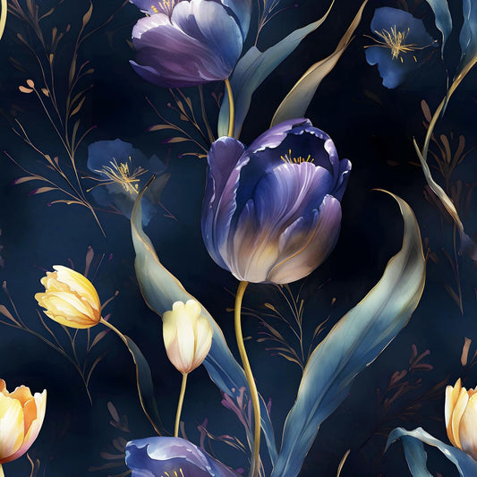 HENNOR - Boho Vintage Design Floral Peel and Stick Wallpaper