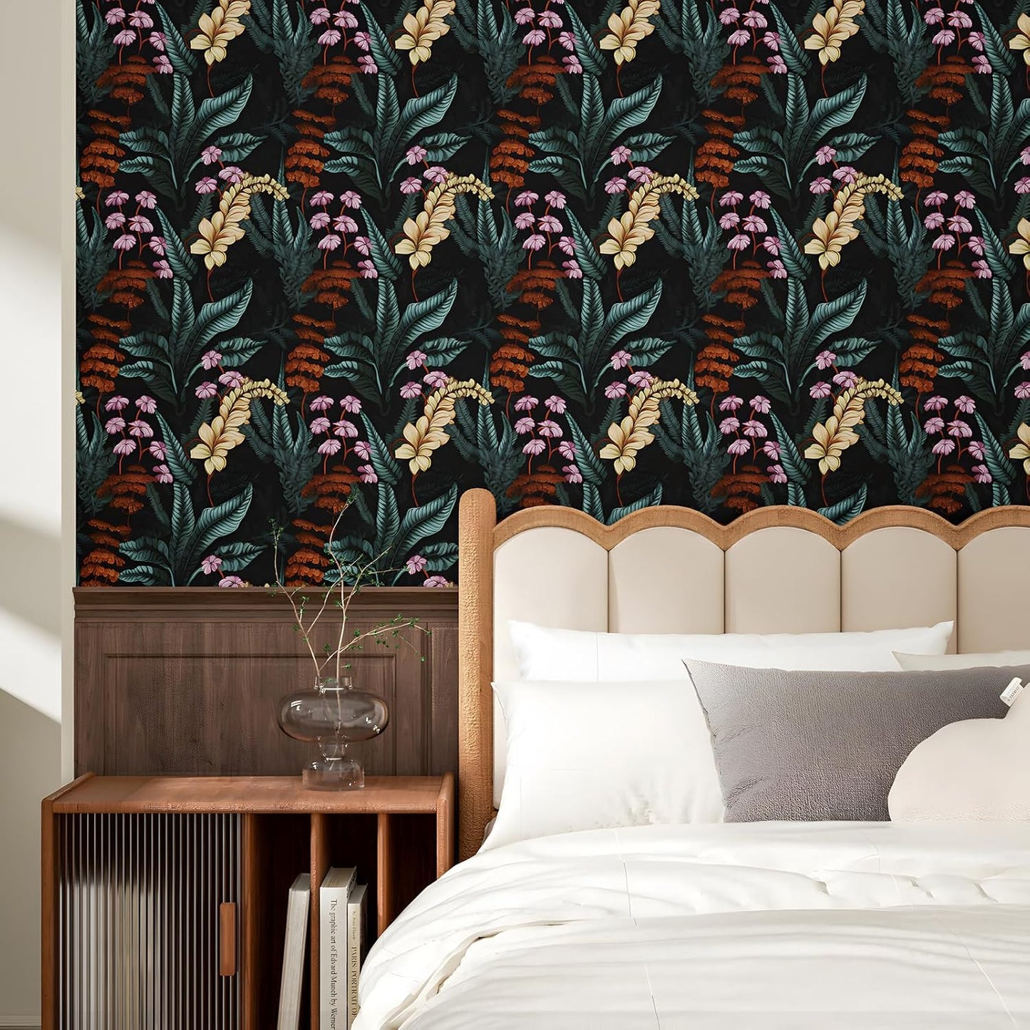 HENNOR - Tropics Vintage Leaf Peel and Stick Botanical Contact Paper