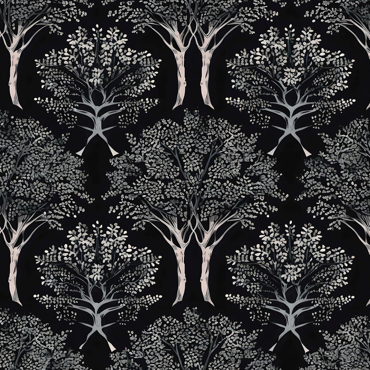 HENNOR - Colorful Floral Peel and Stick Leaf Contact Paper Boho Wallpaper